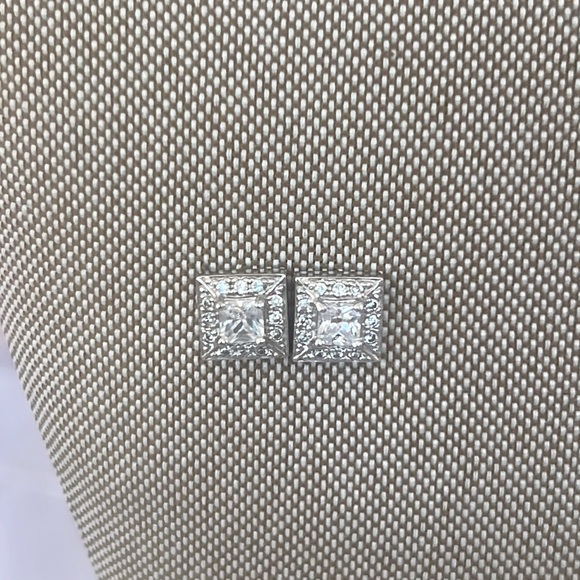 Swarovski .925 sterling silver Italy necklace & earrings set - Picture 4 of 9